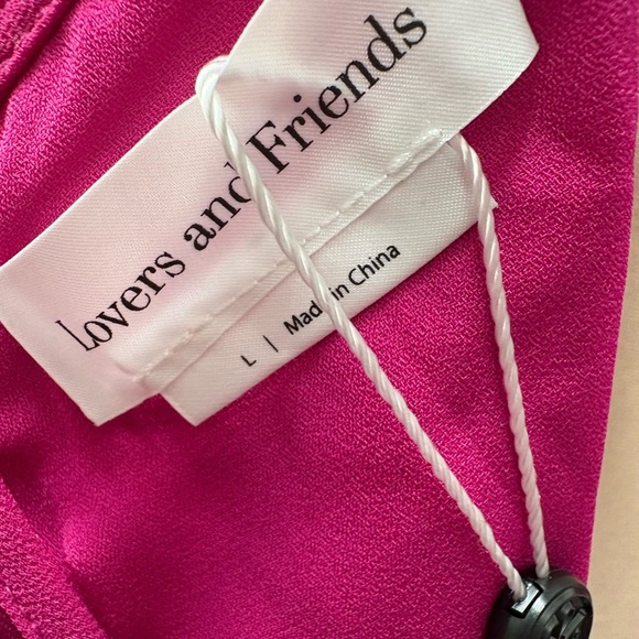 NEW Lovers + Friends Melissa Ruffle Maxi Dress Size Large - Picture 10 of 10